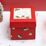 Miniatura de Caja Sorpresa Navidad Roja con Fotos y Textos personalizada