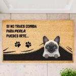 Miniatura de Felpudo Patitas con Nombre de Mascota personalizado