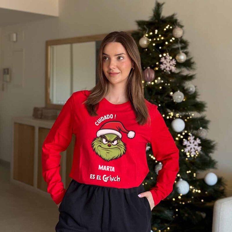 Pijama El Grinch con Nombre personalizado