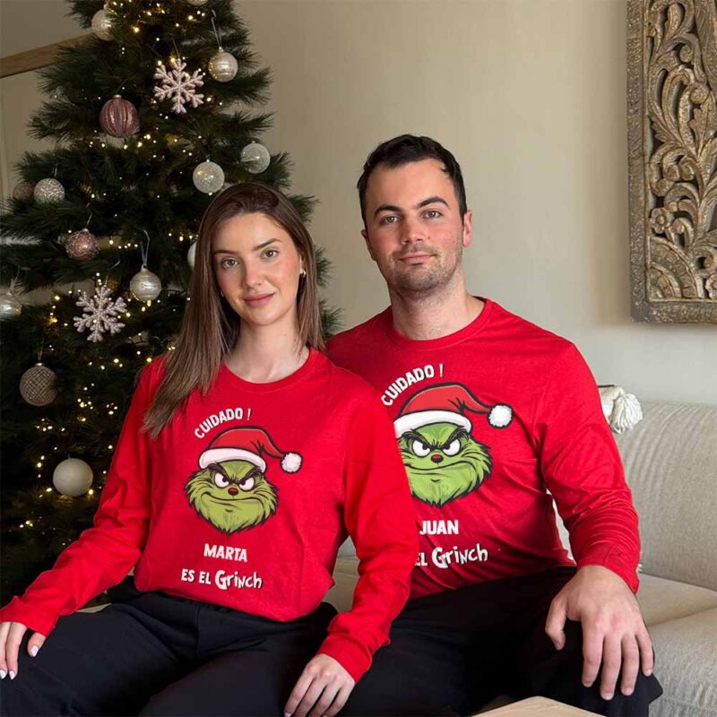 Pijama El Grinch con Nombre personalizado