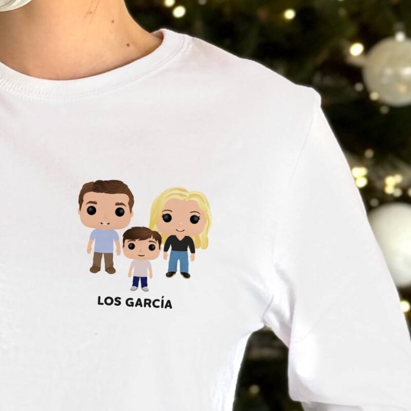 Pijama Funkos con Texto para Niños y Adultos personalizado