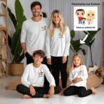 Miniatura de Pijama Funkos con Texto para Niños y Adultos personalizado