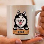 Miniatura de Taza Cartel con Nombre de Mascota personalizada