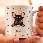 Miniatura de Taza Patitas con Nombre de Mascota personalizada