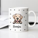 Miniatura de Taza Patitas con Nombre de Mascota personalizada