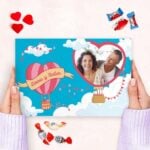 Miniatura de Caja de Dulces Globo del Amor con Foto y Nombre personalizada