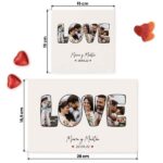 Miniatura de Caja de Dulces Love con Foto y Nombre personalizada