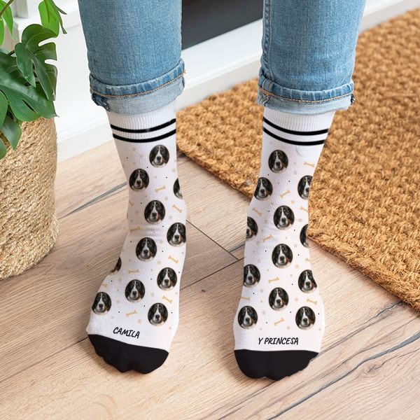 Calcetines Mascotas con Fotos personalizados