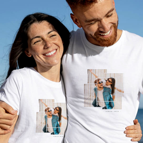 Camiseta Puzle con Foto personalizada