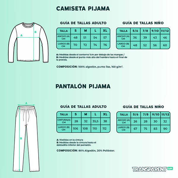 Pijama Funkos Verano o Invierno con Nombres personalizado