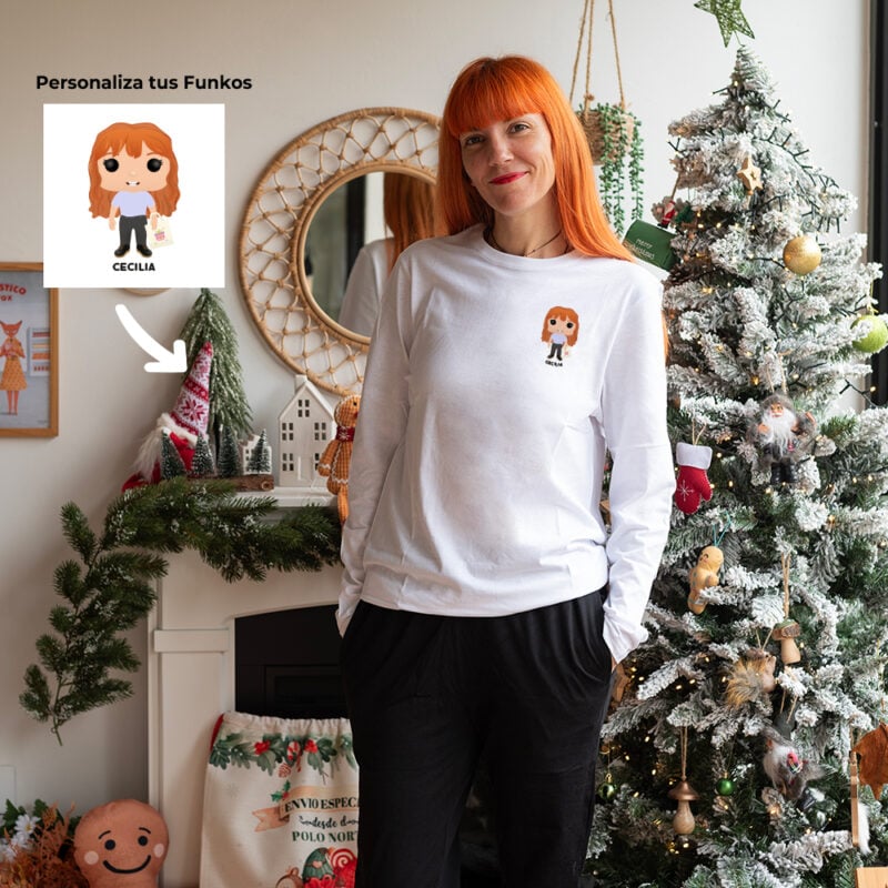 Pijama Funkos Verano o Invierno con Texto personalizado