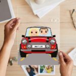 Miniatura de Placa Funkos en Coche con Nombres personalizada