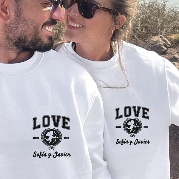 Sudadera Cupido con Nombres personalizada