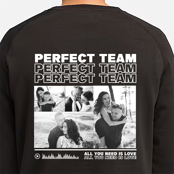 Sudadera Perfect Team con Fotos personalizada