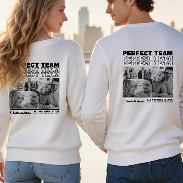 Sudadera Perfect Team con Fotos personalizada