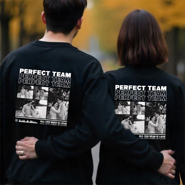 Sudadera Perfect Team con Fotos personalizada