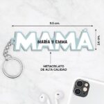Miniatura de Llavero Mamá con Texto en Letras personalizado