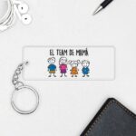 Miniatura de Llavero Muñecos con Texto personalizado