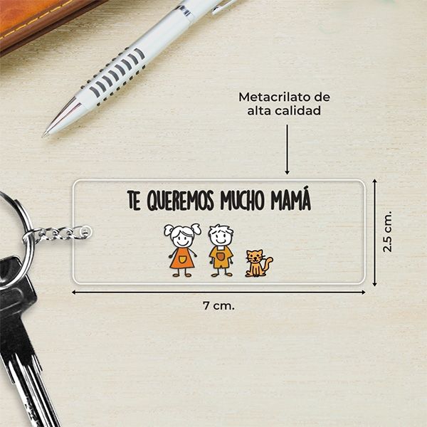 Llavero Muñecos con Texto personalizado