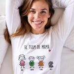 Miniatura de Pijama Muñecos Verano o Invierno con Texto personalizado