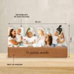 Miniatura de Placa Mamá con Base de Madera y Foto personalizada