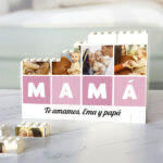 Miniatura de Puzle de Bloques Mamá con Cubos Horizontales personalizado