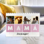 Miniatura de Puzle de Bloques Mamá con Cubos Horizontales personalizado