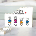 Miniatura de Puzle de Bloques Muñecos con Texto personalizado