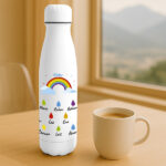 Miniatura de Botella Lluvia con Nombre y Texto personalizada