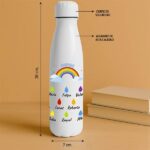 Miniatura de Botella Lluvia con Nombre y Texto personalizada
