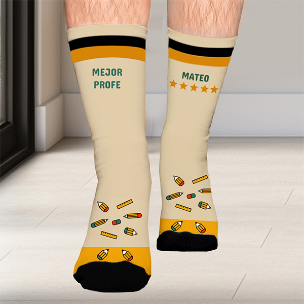 Calcetines Profe con Nombres Personalizado