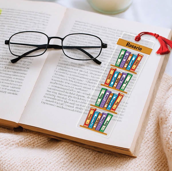 Marca Páginas Libros con Nombre personalizado