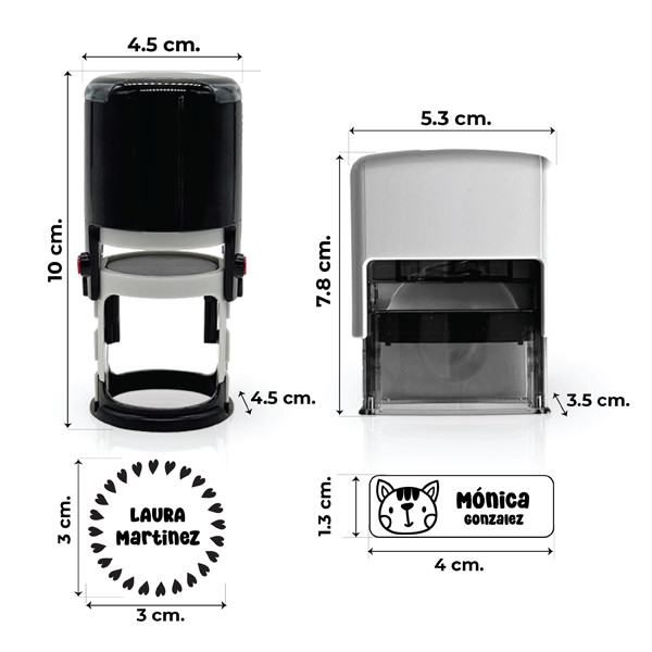 Sello personalizado para Ropa y Objetos