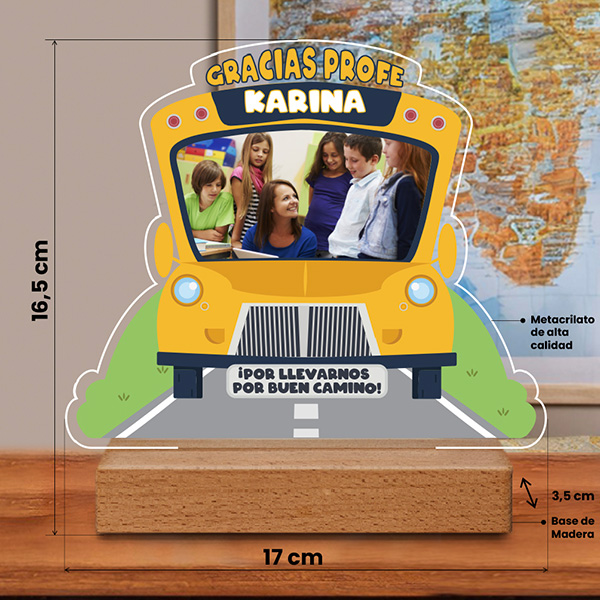 Placa Bus con Nombre personalizado