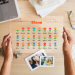 Placa Flores con Nombres personalizado Miniatura de Placa Flores con Nombres personalizado
