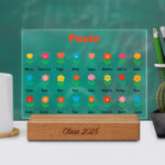 Miniatura de Placa Flores con Nombres personalizado