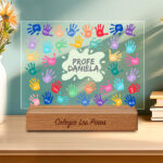 Placa Manos con Nombres y Texto personalizado Miniatura de Placa Manos con Nombres y Texto personalizado