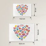 Miniatura de Puzzle de Bloques Corazones con Muñecos con Nombres personalizado
