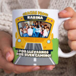 Miniatura de Taza Bus con Foto y Nombre personalizado