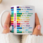 Miniatura de Taza Lápices de Colores con Nombres personalizado