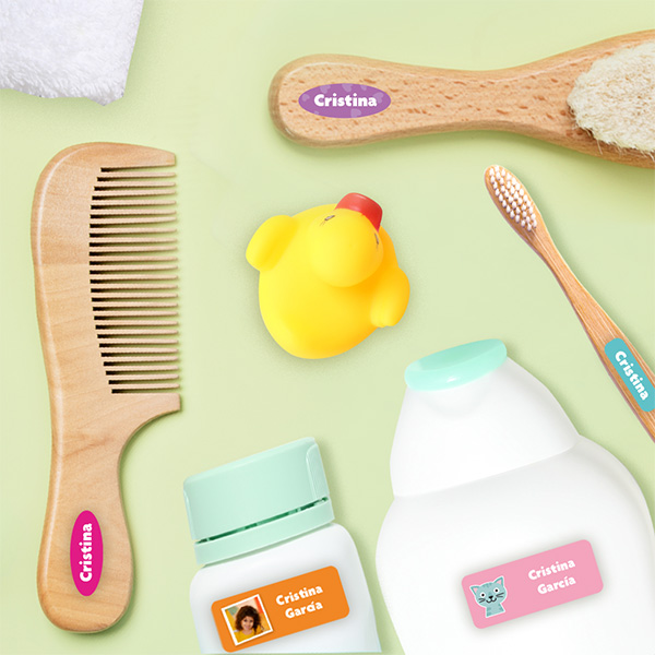 Etiquetas Adhesivas Infantiles para Objetos personalizadas