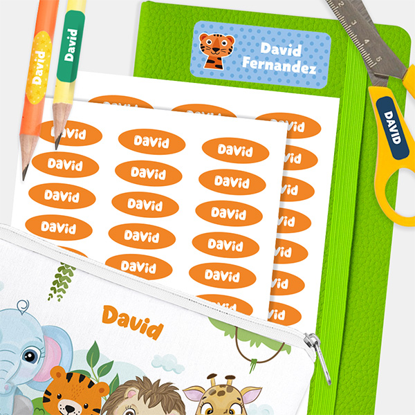 Etiquetas Adhesivas Infantiles para Objetos personalizadas