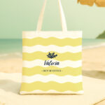 Miniatura de Tote Bag Ondas con Nombre personalizada