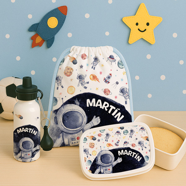 Pack Escolar Infantil Astronauta personalizado
