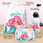 Miniatura de Pack Escolar Infantil Sirenita personalizado