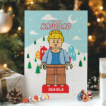 Miniatura de Calendario de Adviento Lego Navidad con Nombre personalizado