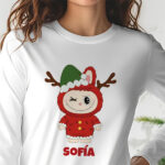 Miniatura de Pijama Labubu Navidad Verano o Invierno con Nombre personalizado