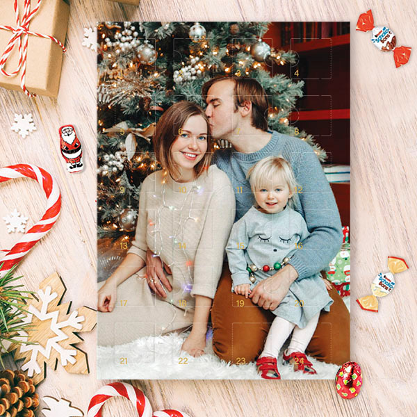 Calendario de Adviento con Tu Foto personalizado
