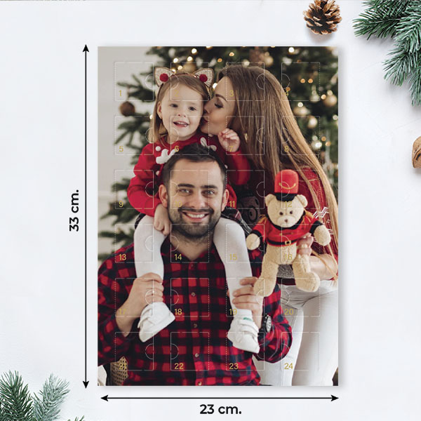 Calendario de Adviento con Tu Foto personalizado