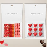 Miniatura de Caja de Dulces Corazon y Muñecos Lego con Nombres y Texto personalizado